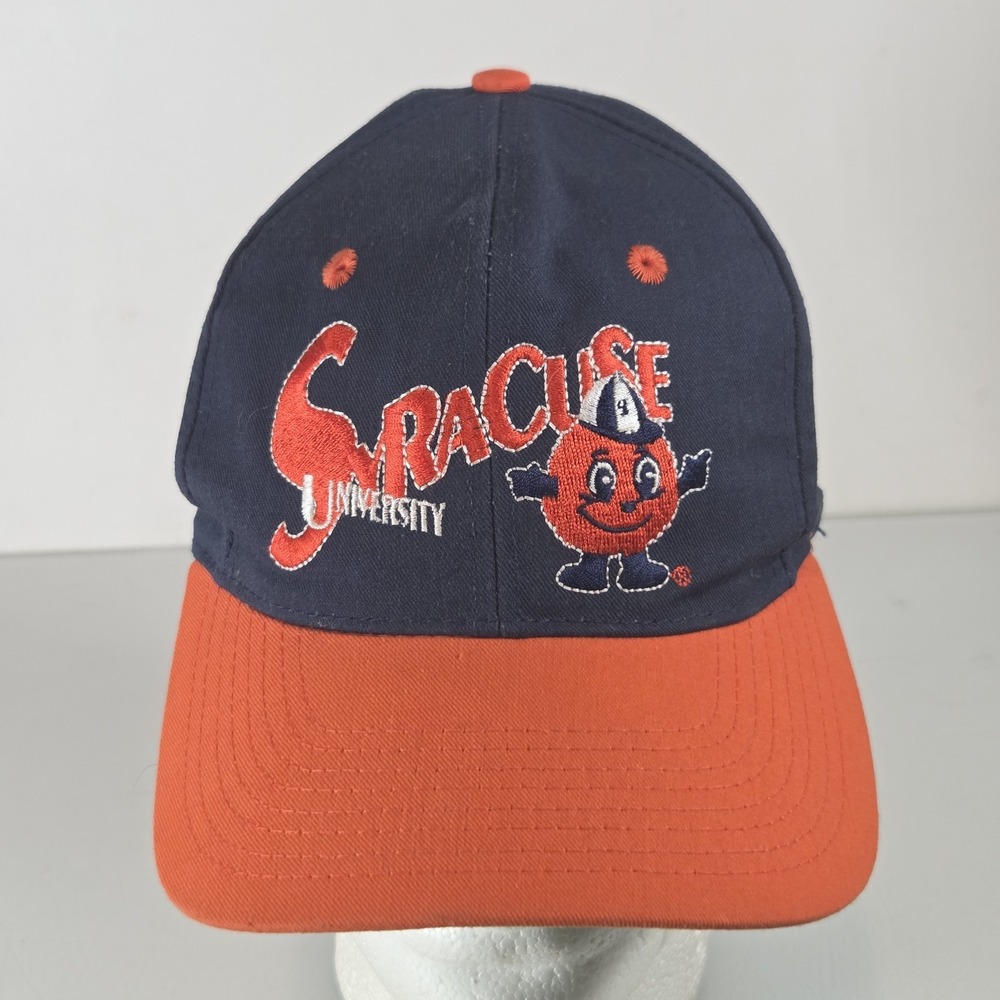 Vintage Syracuse University Orangemen Clark Sportswear Adjustable Snapback Hat